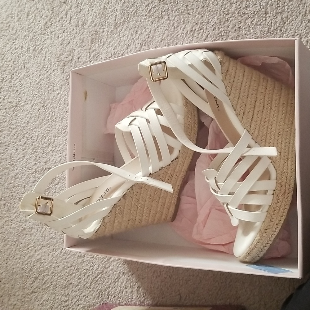 JustFab Espadrille Wedge Sandal